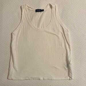 Ralph Lauren Women's Off-White Tank Top